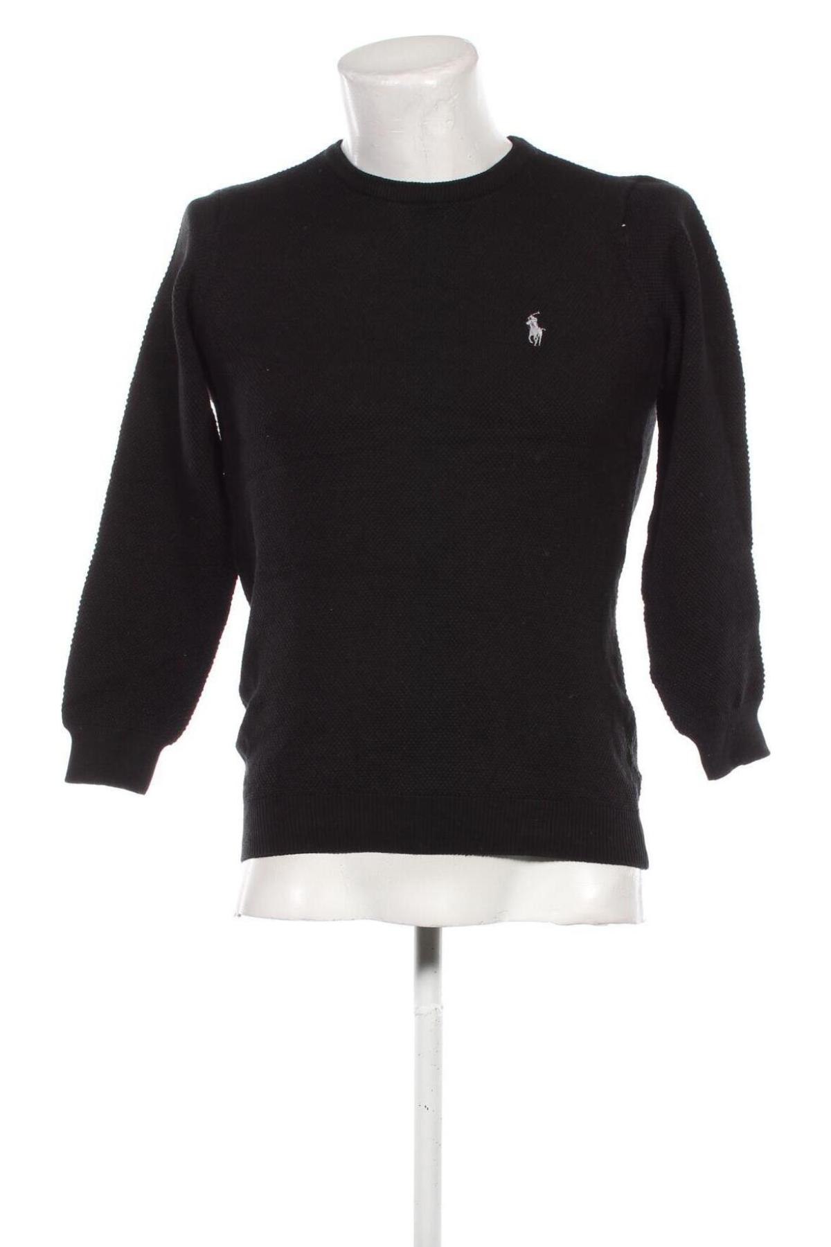 Męski sweter Polo, Rozmiar M, Kolor Czarny, Cena 197,99 zł