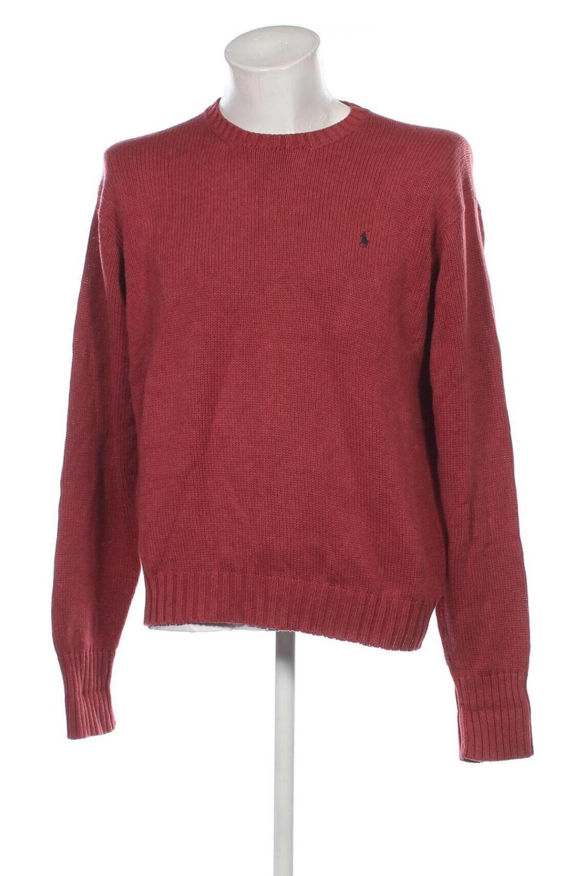 Męski sweter Polo By Ralph Lauren, Rozmiar L, Kolor Czerwony, Cena 272,99 zł