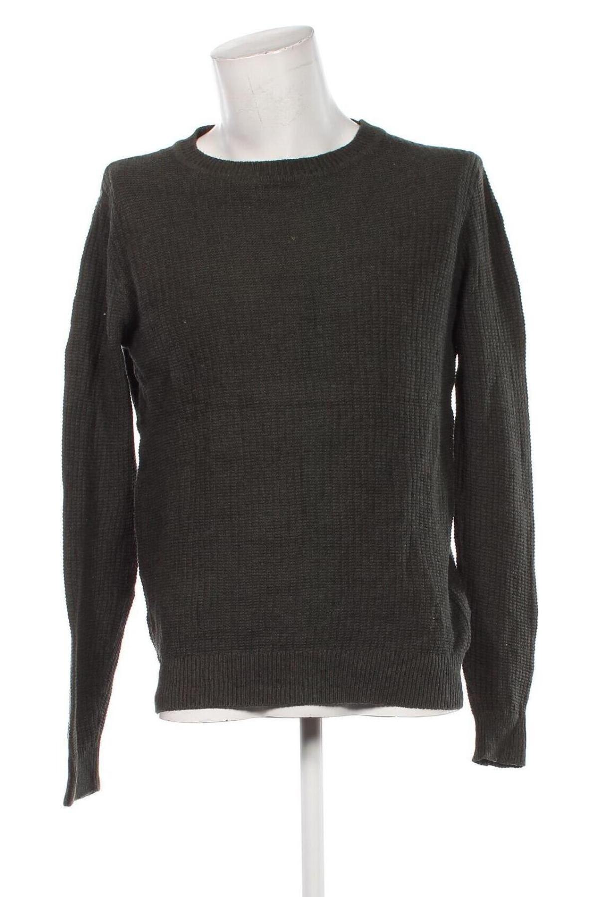 Męski sweter Pull&Bear, Rozmiar M, Kolor Zielony, Cena 111,99 zł