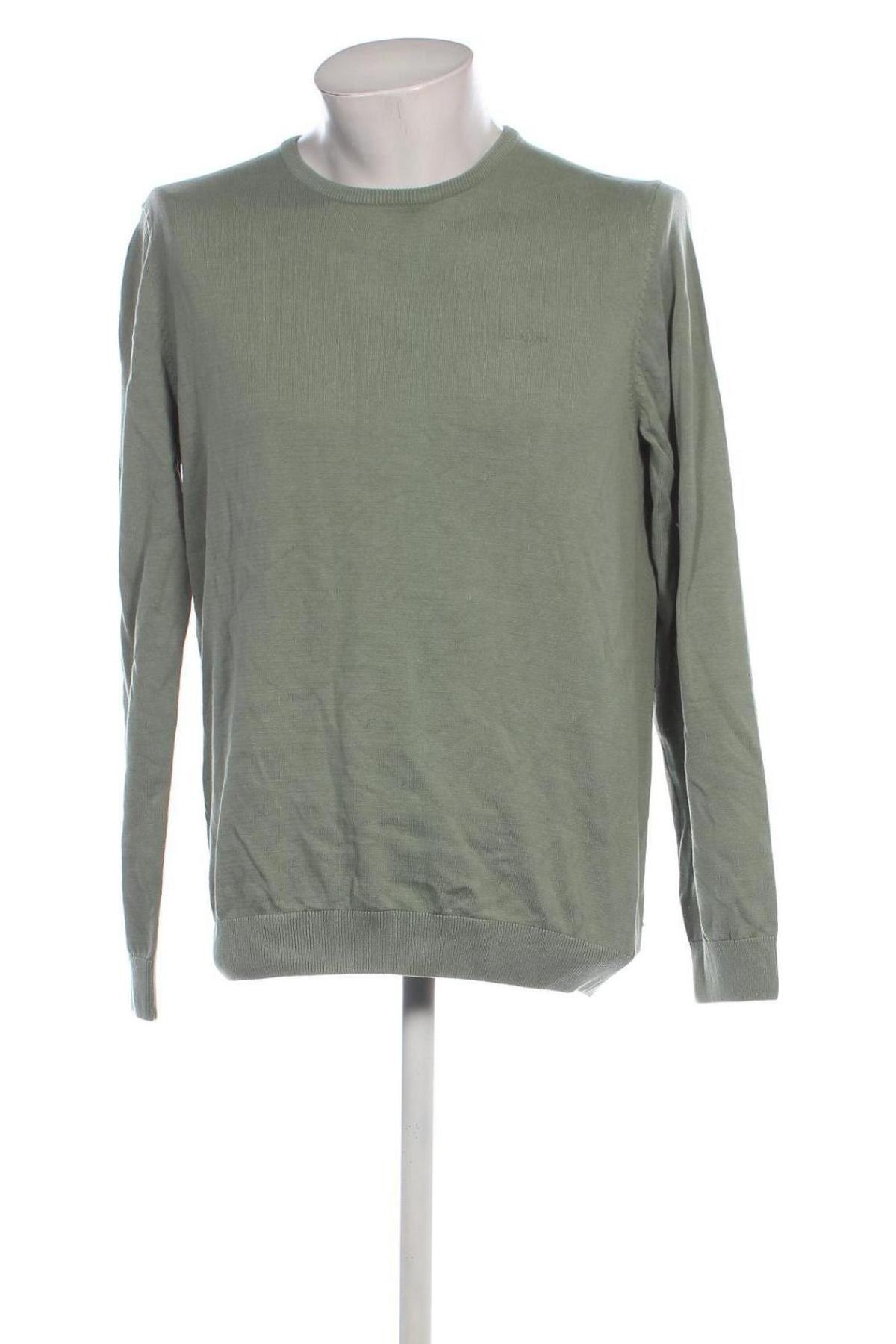 Herrenpullover S.Oliver, Größe L, Farbe Grün, Preis 15,99 €