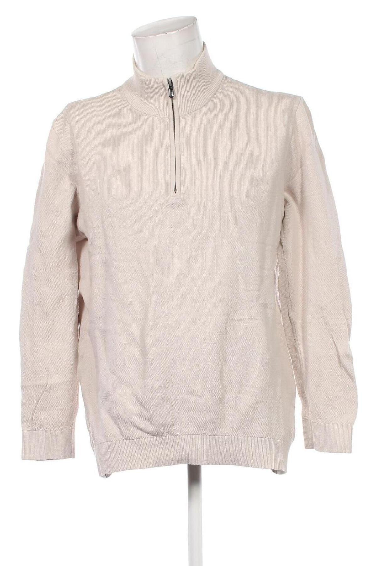 Herrenpullover S.Oliver, Größe XL, Farbe Beige, Preis 17,49 €