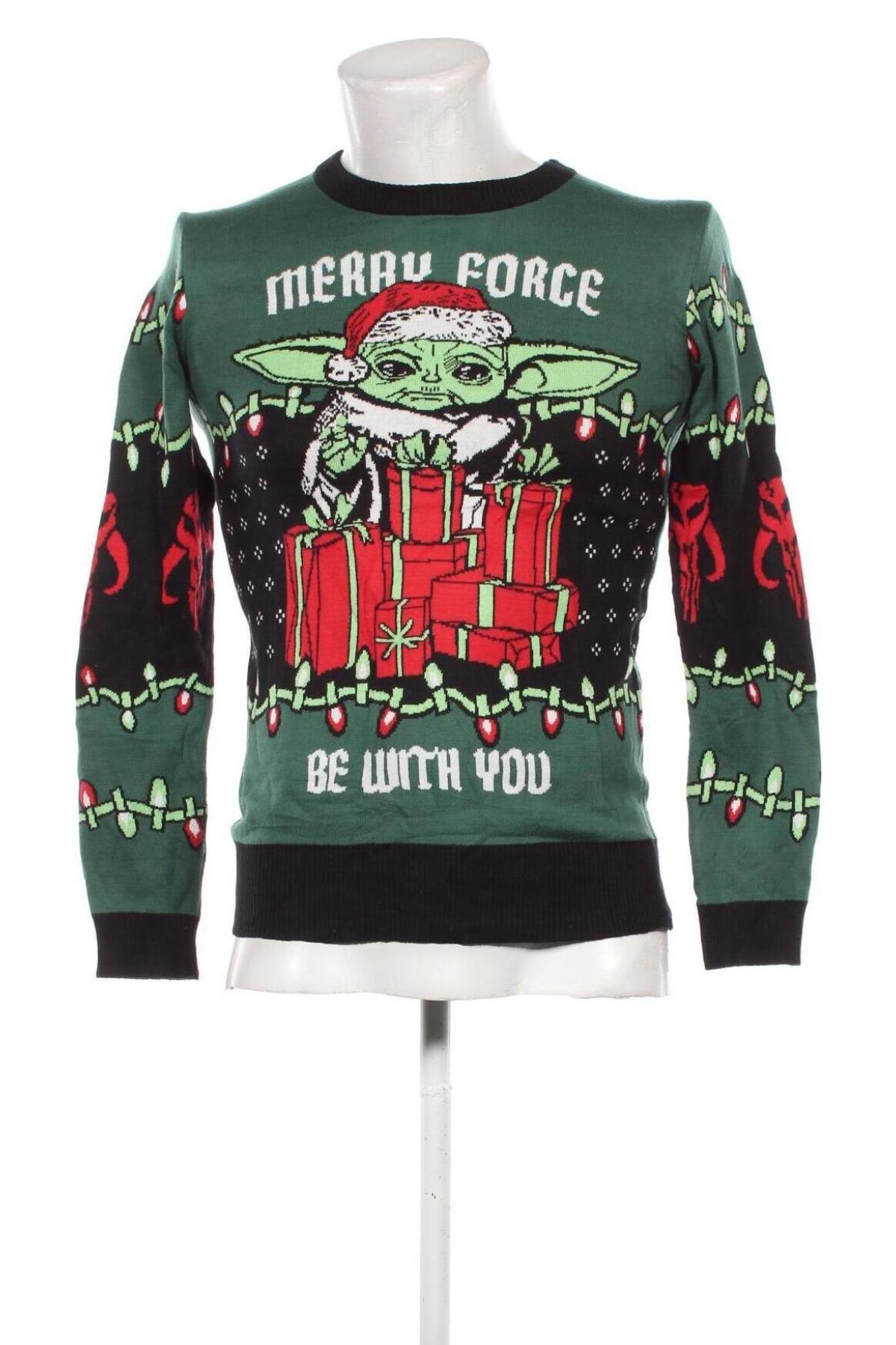 Męski sweter Star Wars, Rozmiar S, Kolor Zielony, Cena 92,99 zł