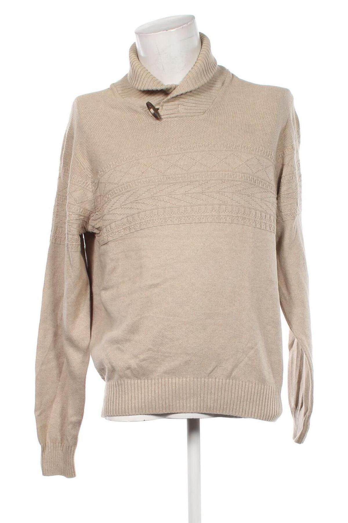 Herrenpullover Target, Größe L, Farbe Beige, Preis 14,49 €