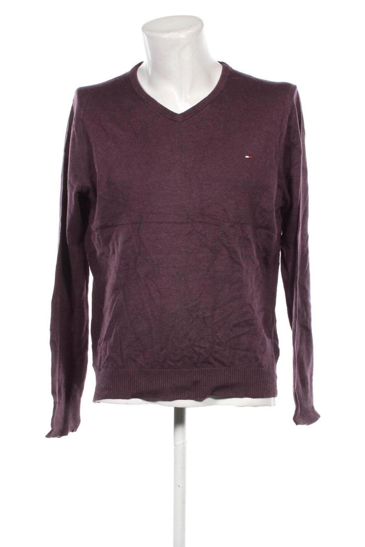 Herrenpullover Tommy Hilfiger, Größe L, Farbe Lila, Preis € 37,49