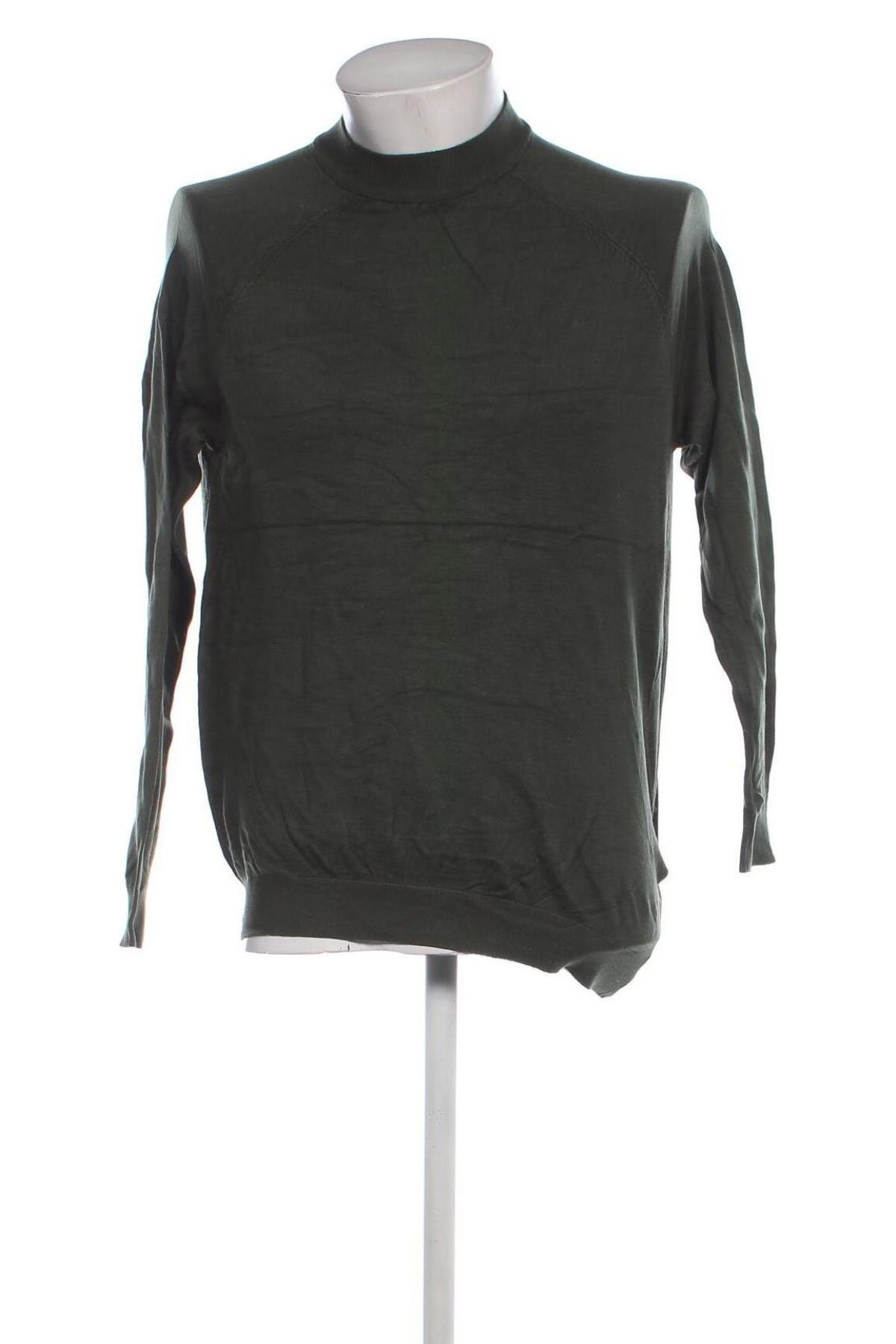 Herrenpullover Zara, Größe L, Farbe Grün, Preis 11,49 €