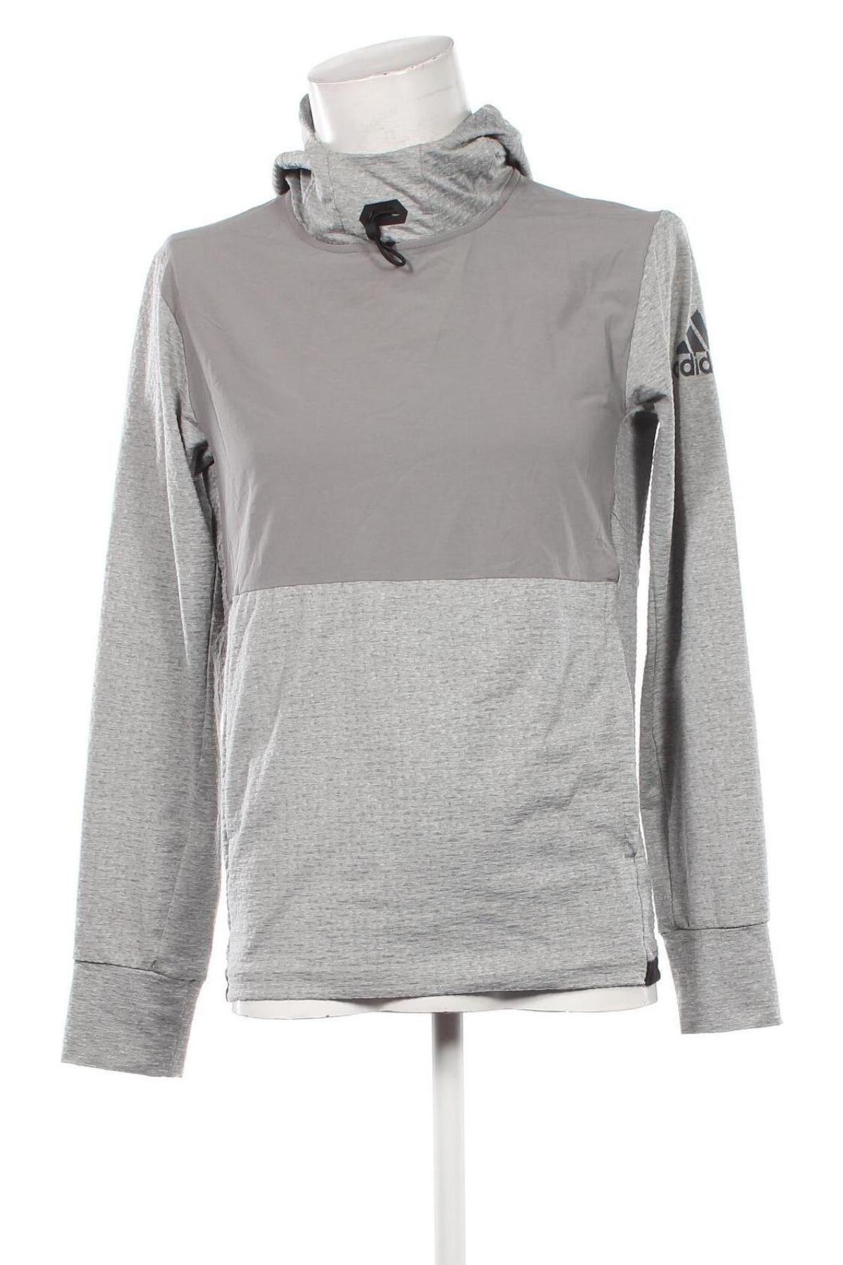 Herren Sweatshirt Adidas, Größe M, Farbe Grau, Preis 32,99 €