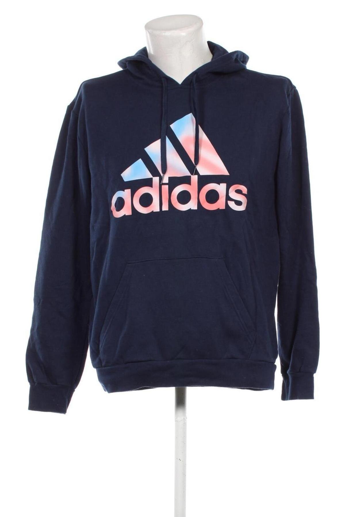 Hanorac de bărbați Adidas, Mărime M, Culoare Albastru, Preț 171,99 Lei