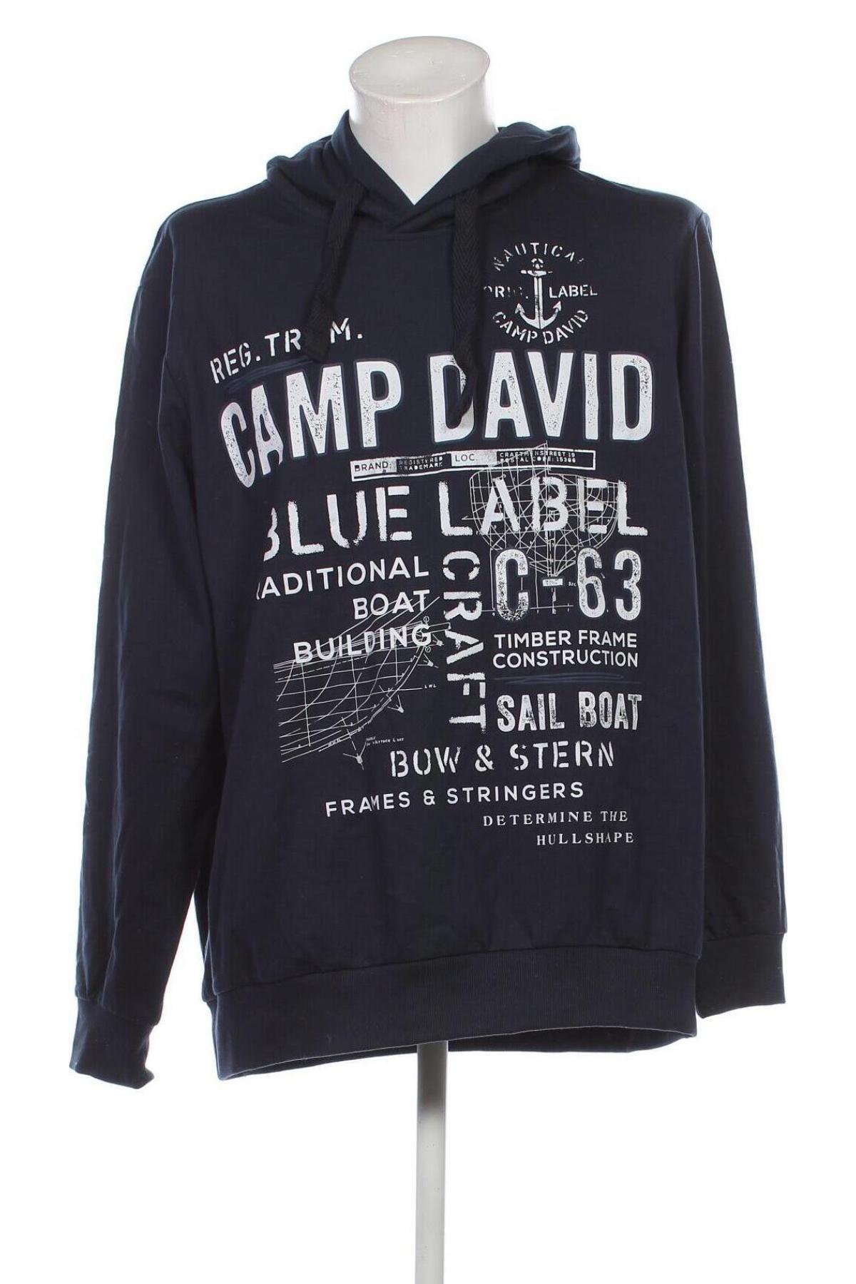 Férfi sweatshirt Camp David, Méret 3XL, Szín Kék, Ár 12 599 Ft