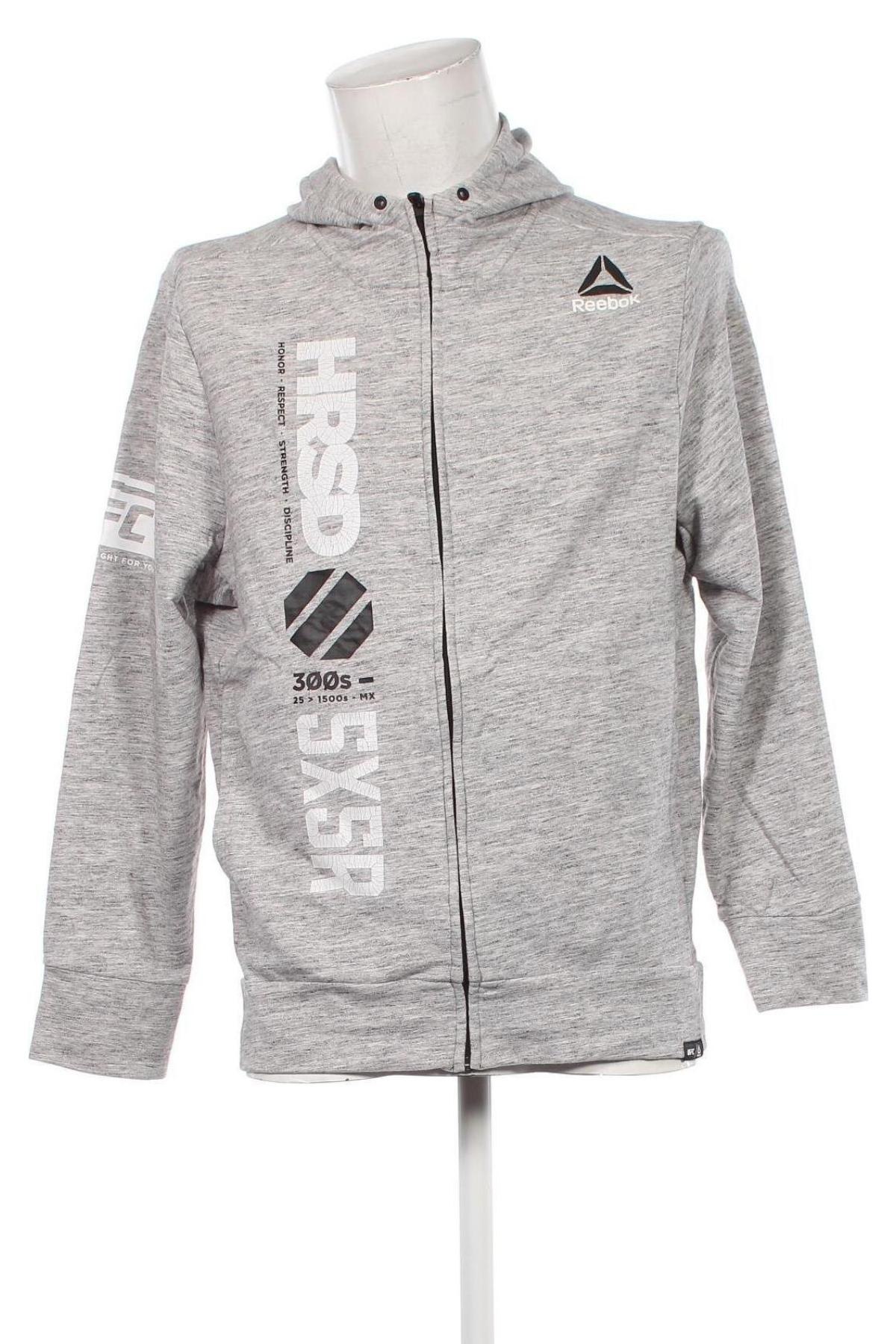 Herren Sweatshirt Reebok, Größe L, Farbe Grau, Preis € 36,99