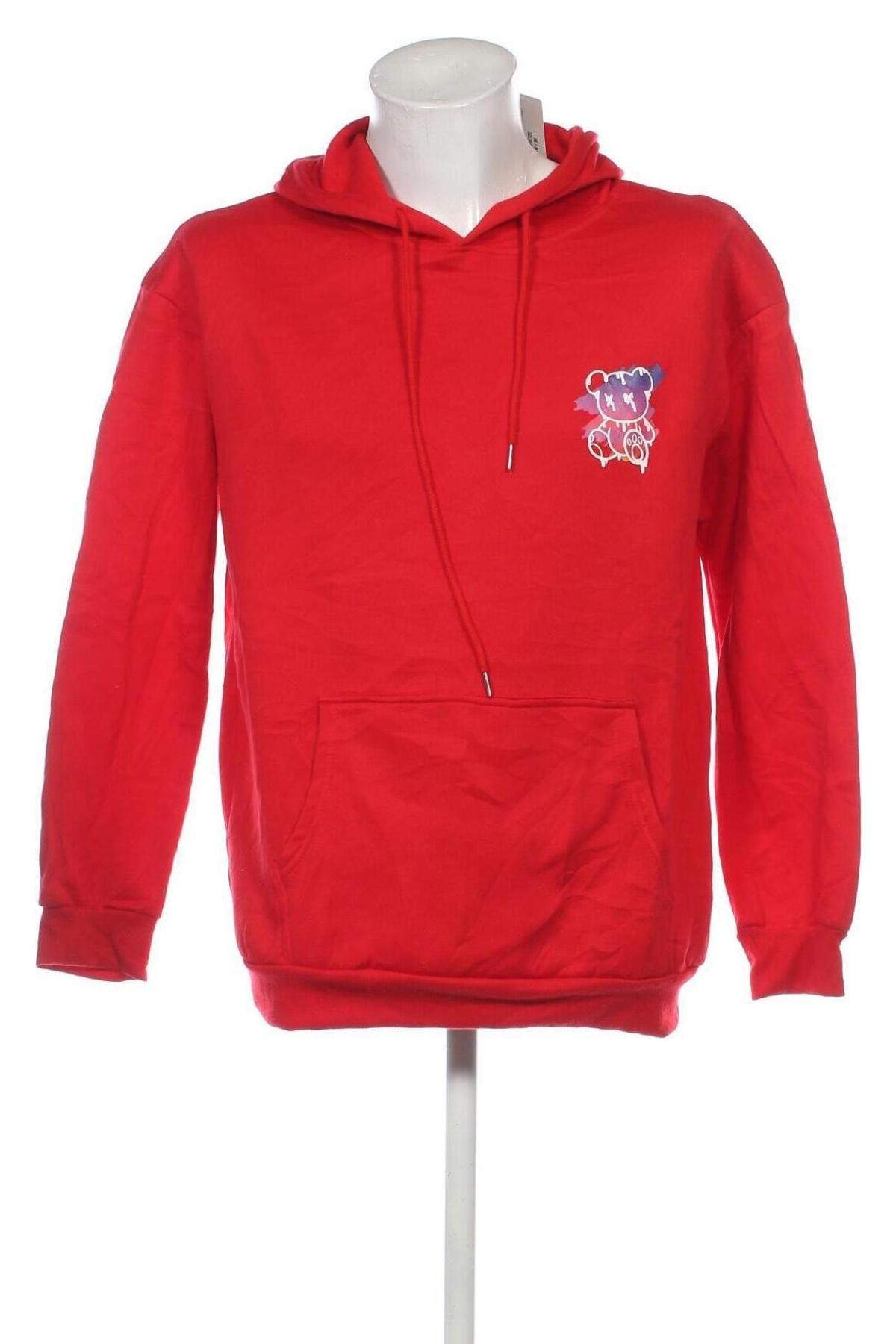 Herren Sweatshirt SHEIN, Größe M, Farbe Rot, Preis € 13,99