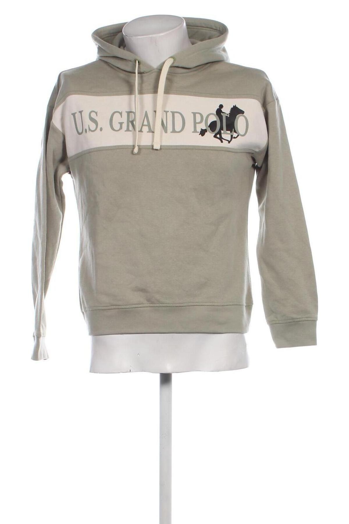 Herren Sweatshirt U.S.Grand Polo, Größe S, Farbe Beige, Preis € 13,49