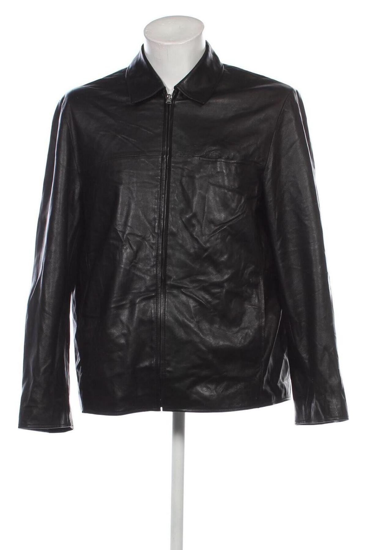 Herren Lederjacke, Größe L, Farbe Schwarz, Preis € 30,49