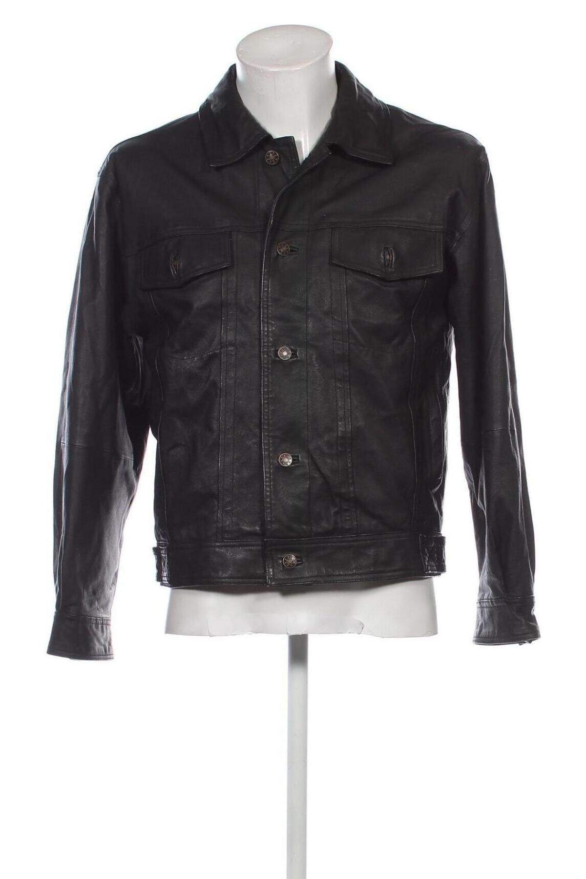 Herren Lederjacke, Größe M, Farbe Schwarz, Preis € 74,99