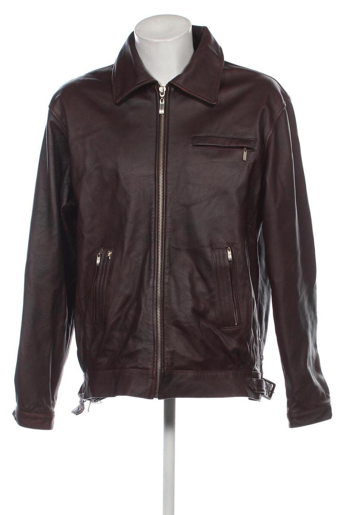 Herren Lederjacke, Größe XL, Farbe Braun, Preis 74,99 €