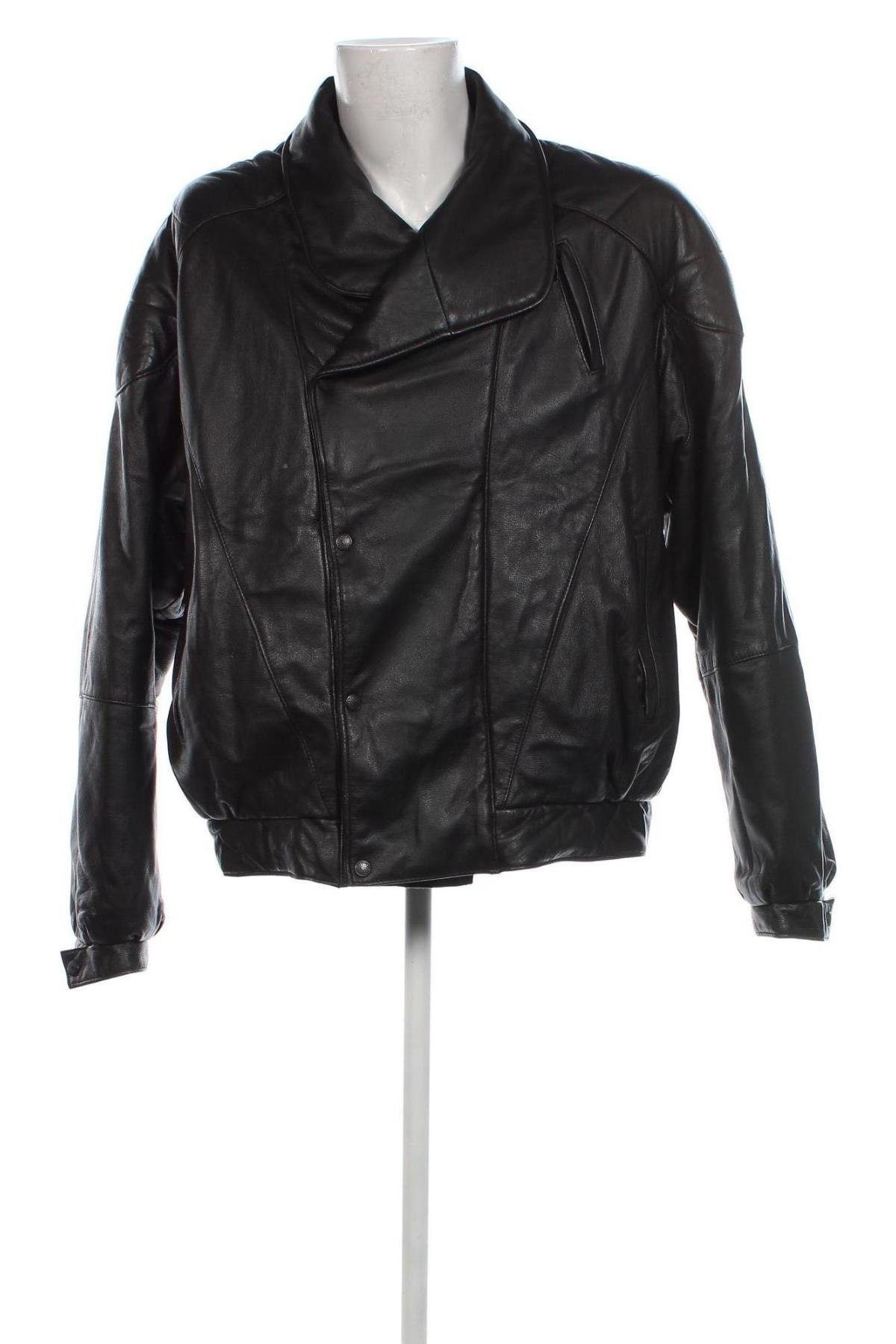 Herren Lederjacke, Größe XXL, Farbe Schwarz, Preis € 74,99