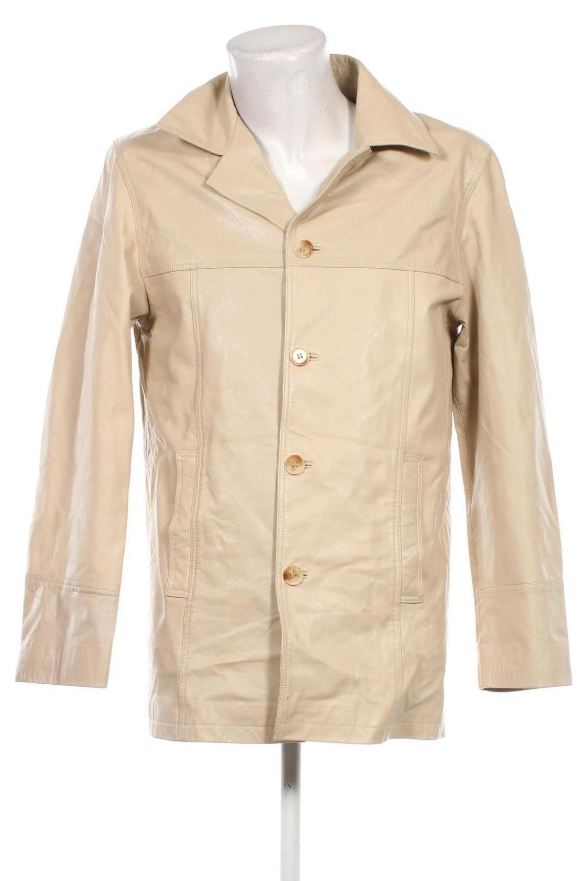 Herren Lederjacke, Größe M, Farbe Beige, Preis € 74,99