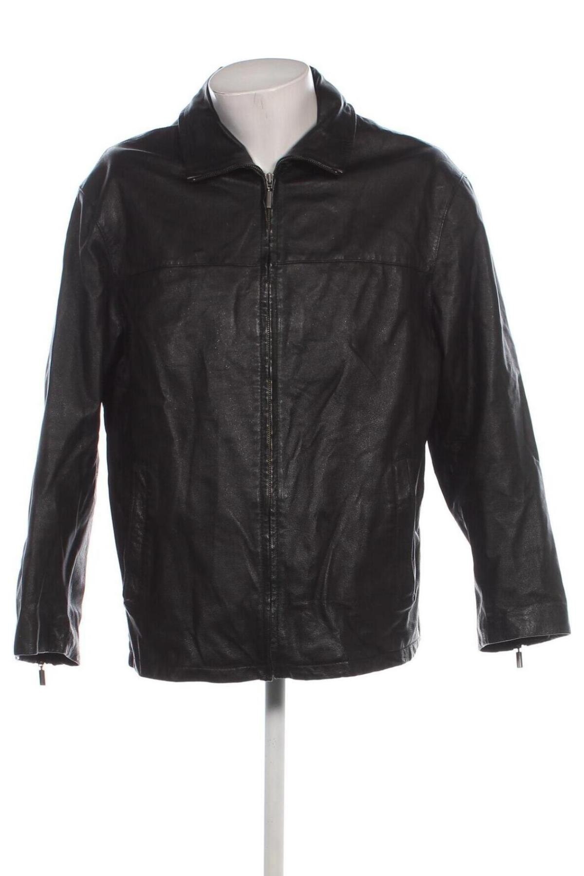 Herren Lederjacke Angelo Litrico, Größe M, Farbe Schwarz, Preis € 52,99