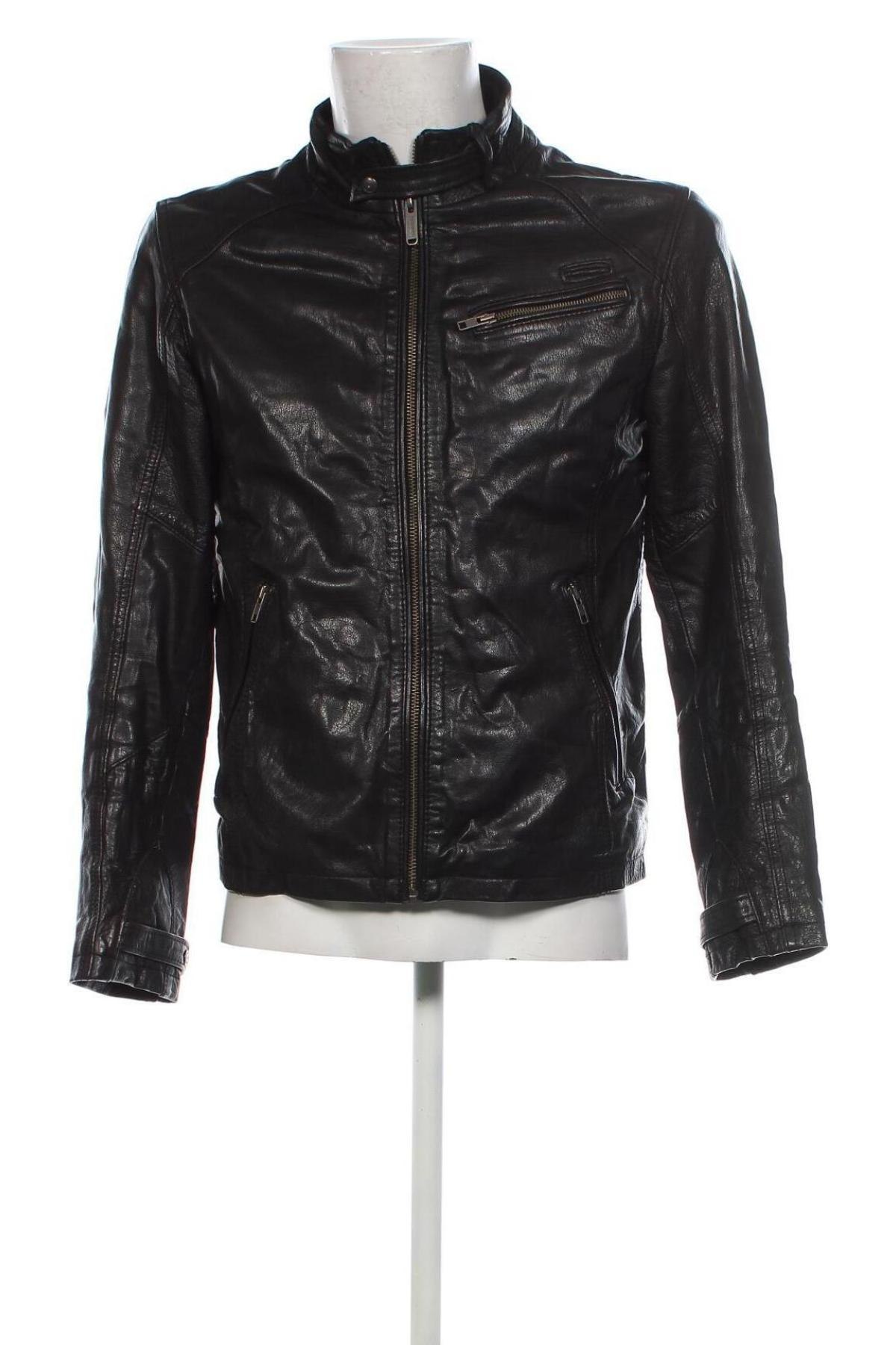 Herren Lederjacke Bomboogie, Größe S, Farbe Schwarz, Preis 214,99 €