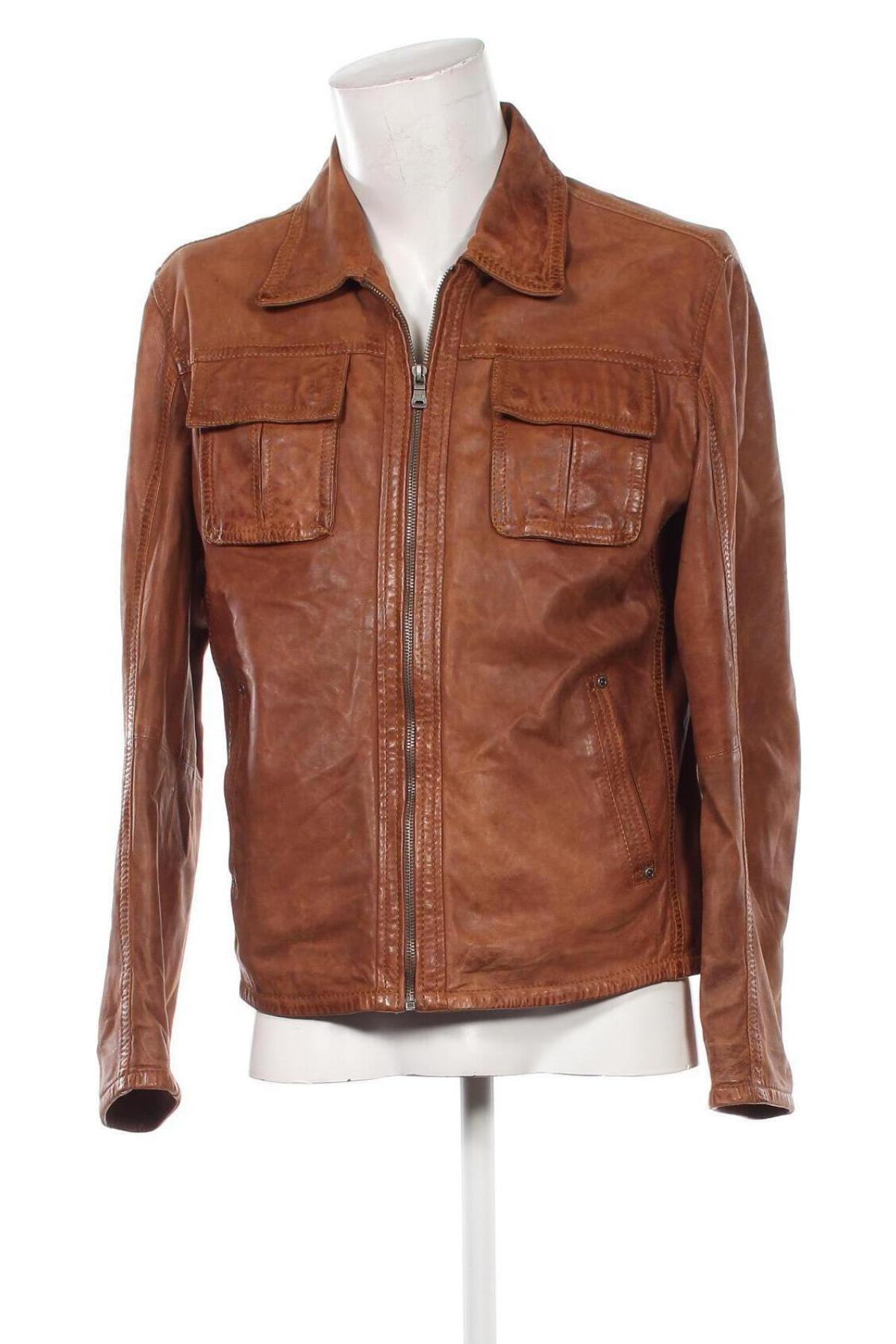 Herren Lederjacke Gipsy, Größe L, Farbe Braun, Preis € 133,99