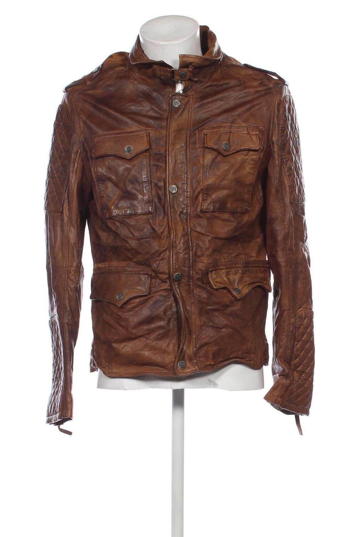 Herren Lederjacke Gipsy, Größe XL, Farbe Braun, Preis 70,99 €