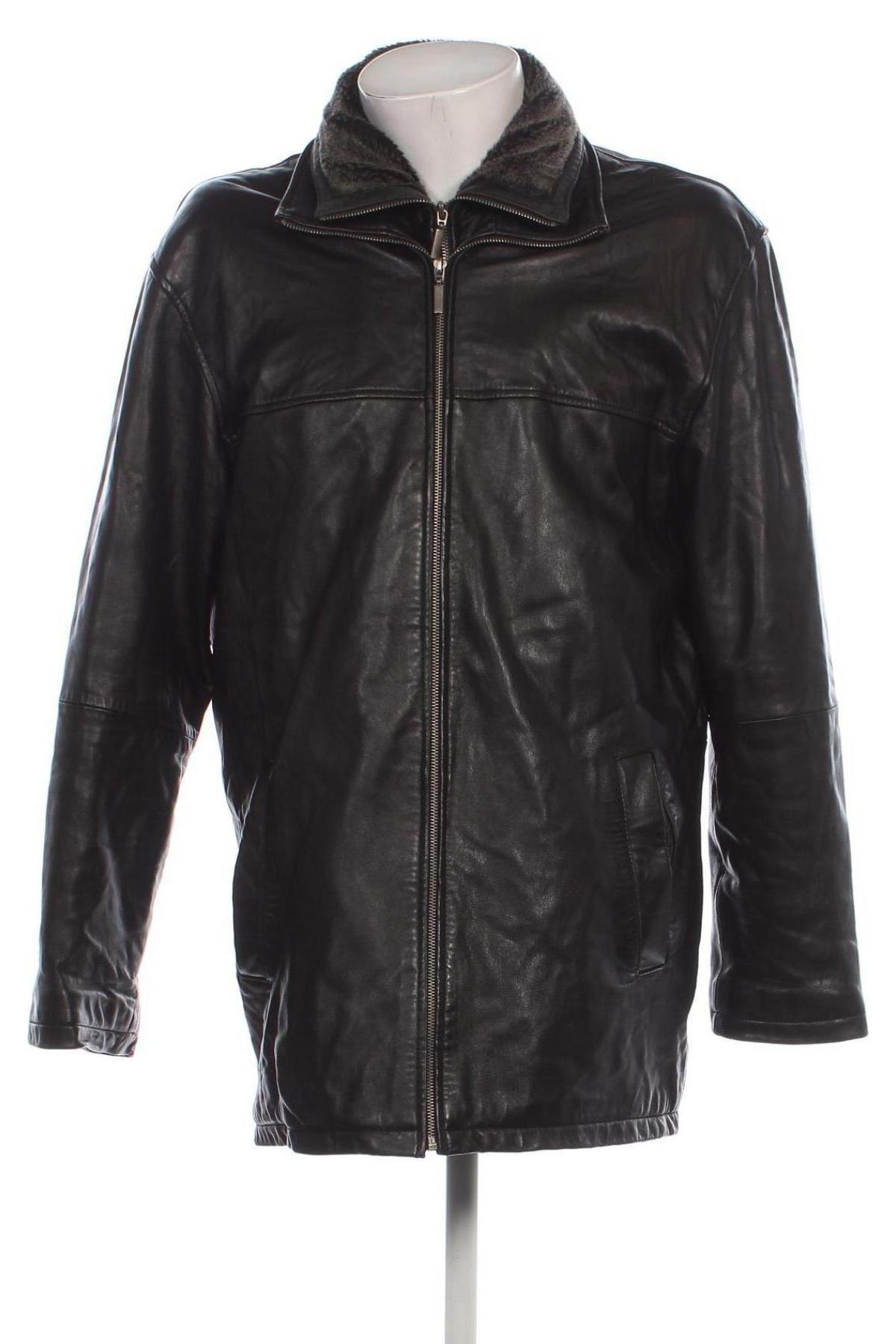 Herren Lederjacke Montgomery, Größe L, Farbe Schwarz, Preis 149,99 €