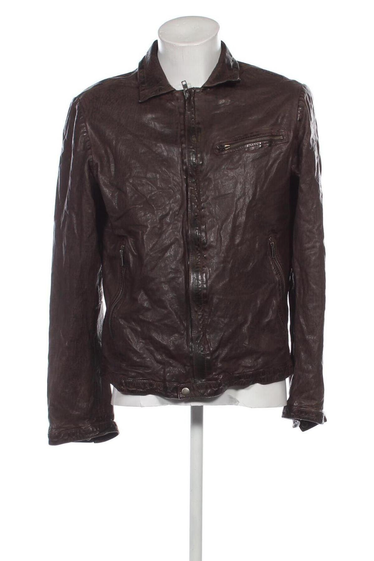 Herren Lederjacke Ricano, Größe XL, Farbe Braun, Preis 50,49 €