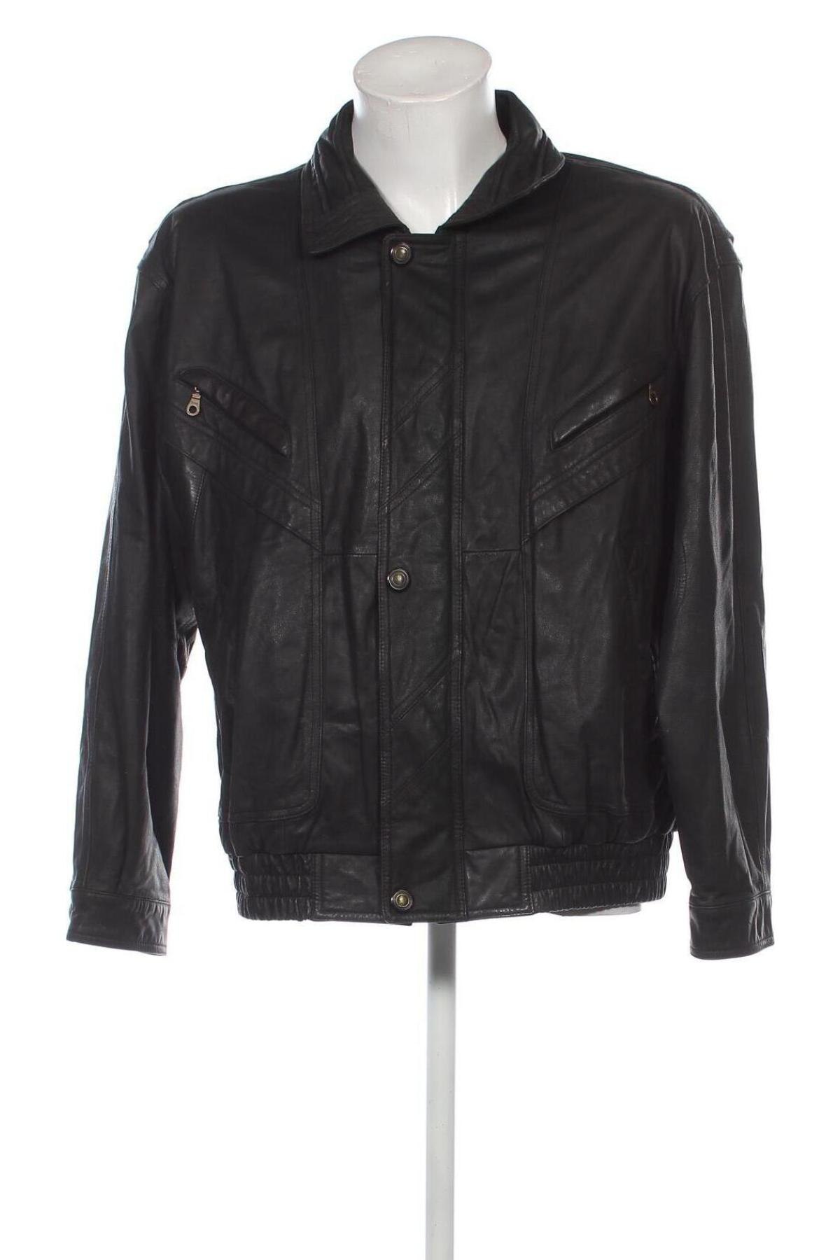 Herren Lederjacke San Diego Hat Company, Größe L, Farbe Schwarz, Preis € 74,99