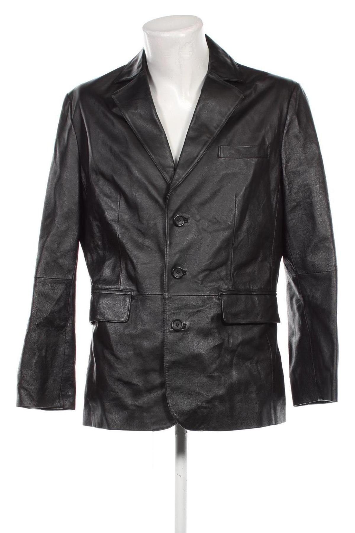 Herren Lederjacke The Authentic, Größe M, Farbe Schwarz, Preis € 52,99