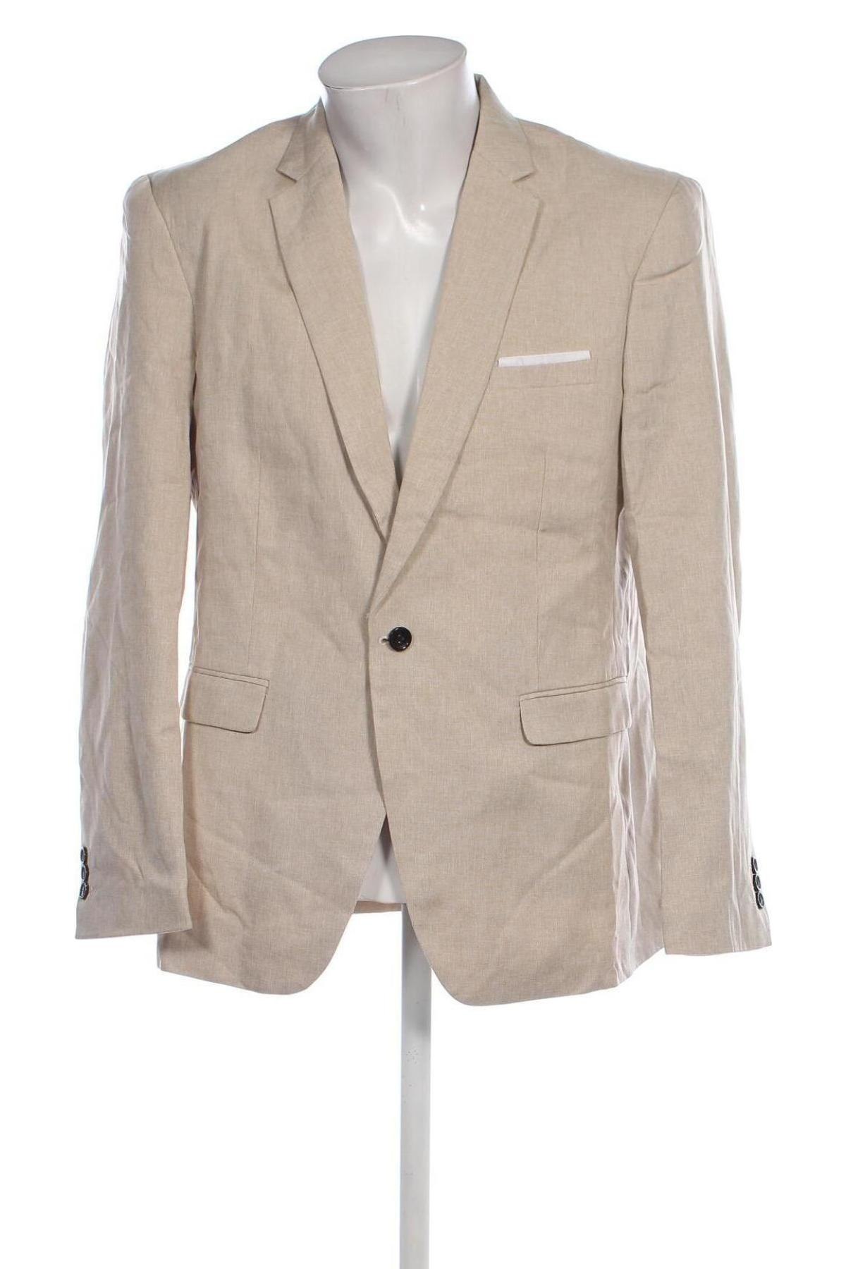 Herren Sakko Coofandy, Größe XL, Farbe Beige, Preis € 16,99