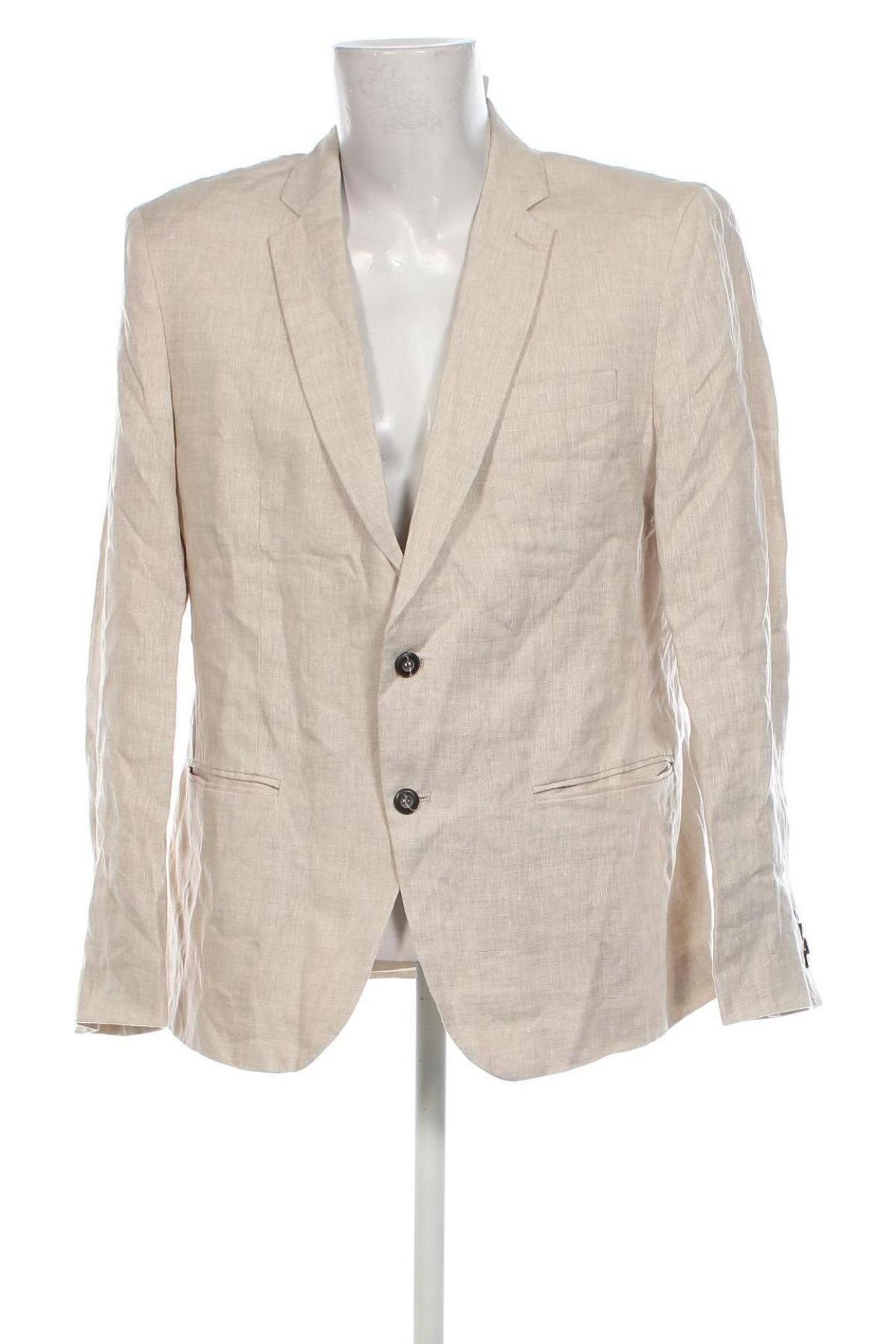 Herren Sakko Livergy, Größe L, Farbe Beige, Preis € 14,99