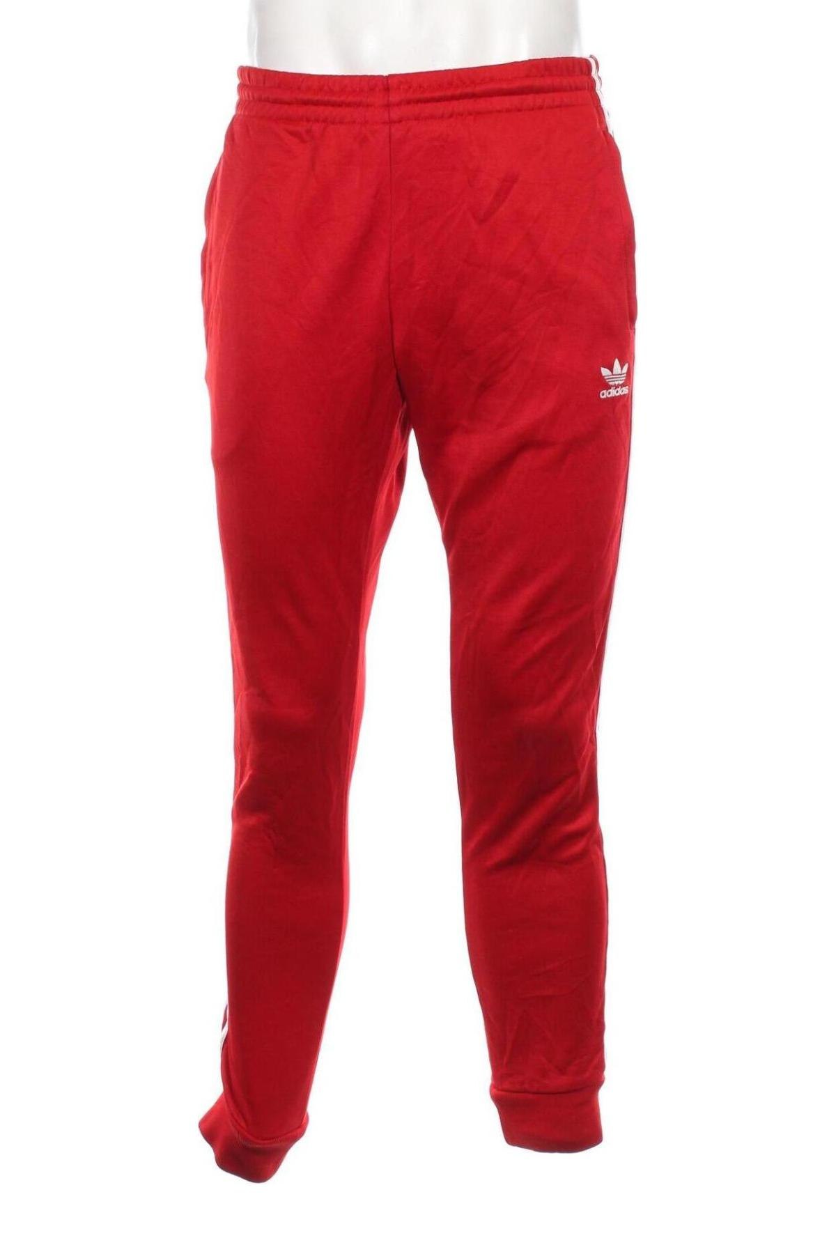 Herren Sporthose Adidas Originals, Größe M, Farbe Rot, Preis 33,99 €