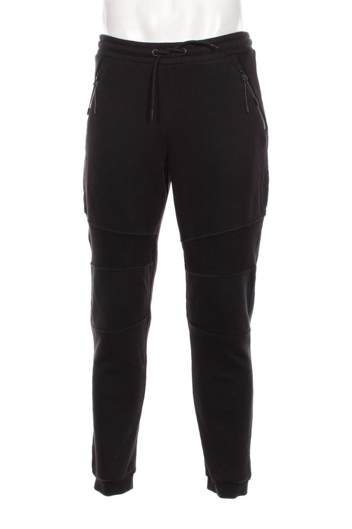 Pantaloni trening de bărbați Clockhouse, Mărime L, Culoare Negru, Preț 95,99 Lei