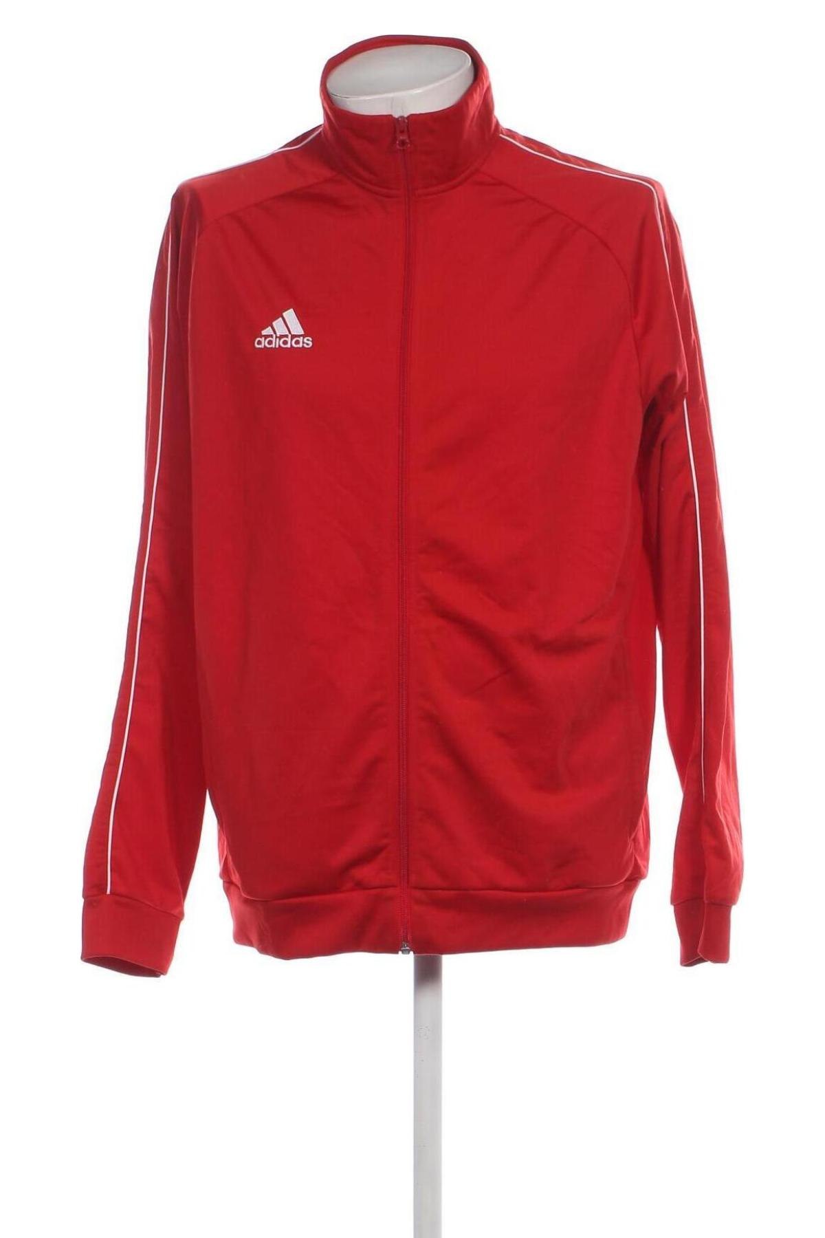 Bluză trening de bărbați Adidas, Mărime XL, Culoare Roșu, Preț 134,99 Lei