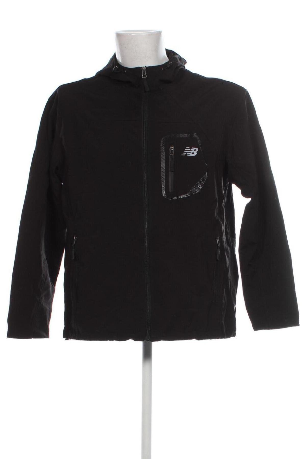 Herrenjacke New Balance, Größe L, Farbe Schwarz, Preis 37,99 €