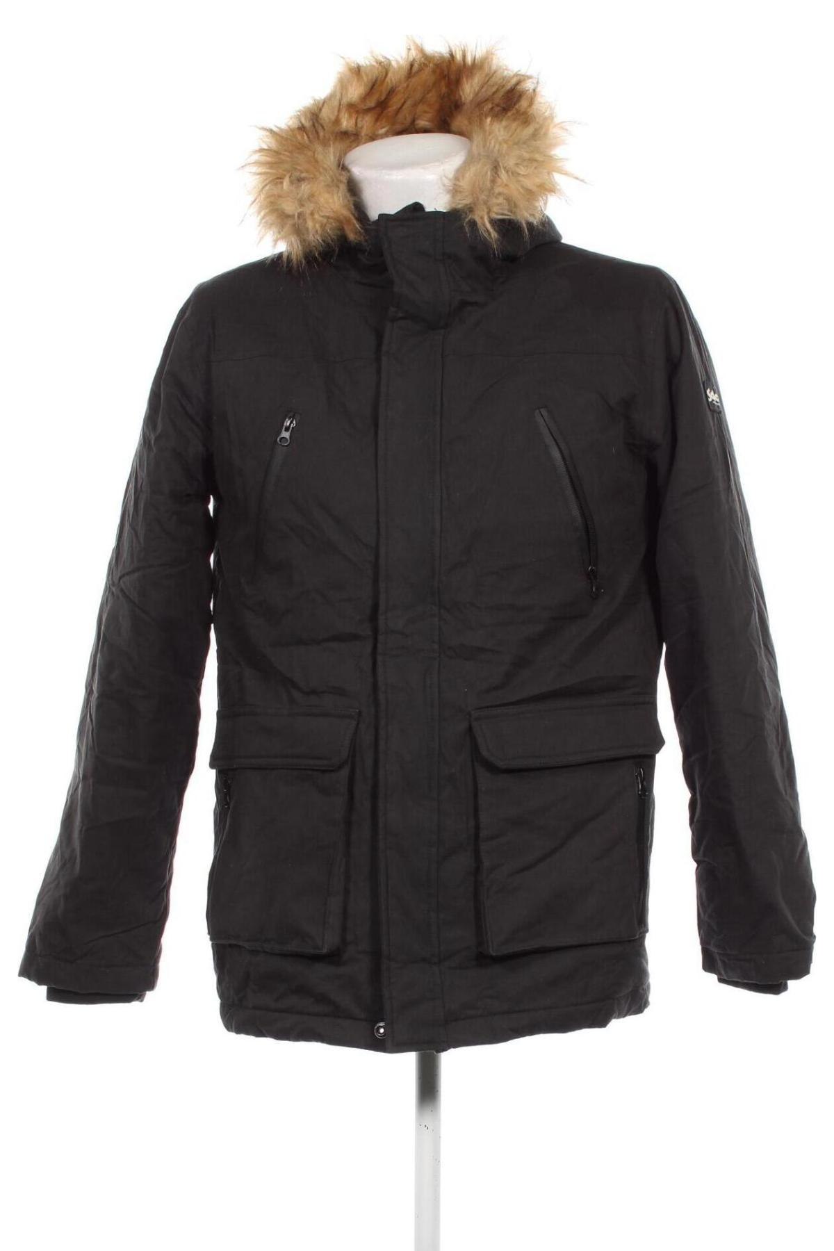 Herrenjacke Schott, Größe M, Farbe Schwarz, Preis 118,99 €