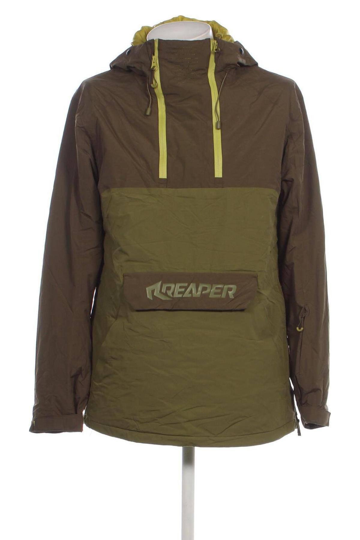 Herrenjacke für Wintersports Reaper, Größe L, Farbe Grün, Preis 47,99 €