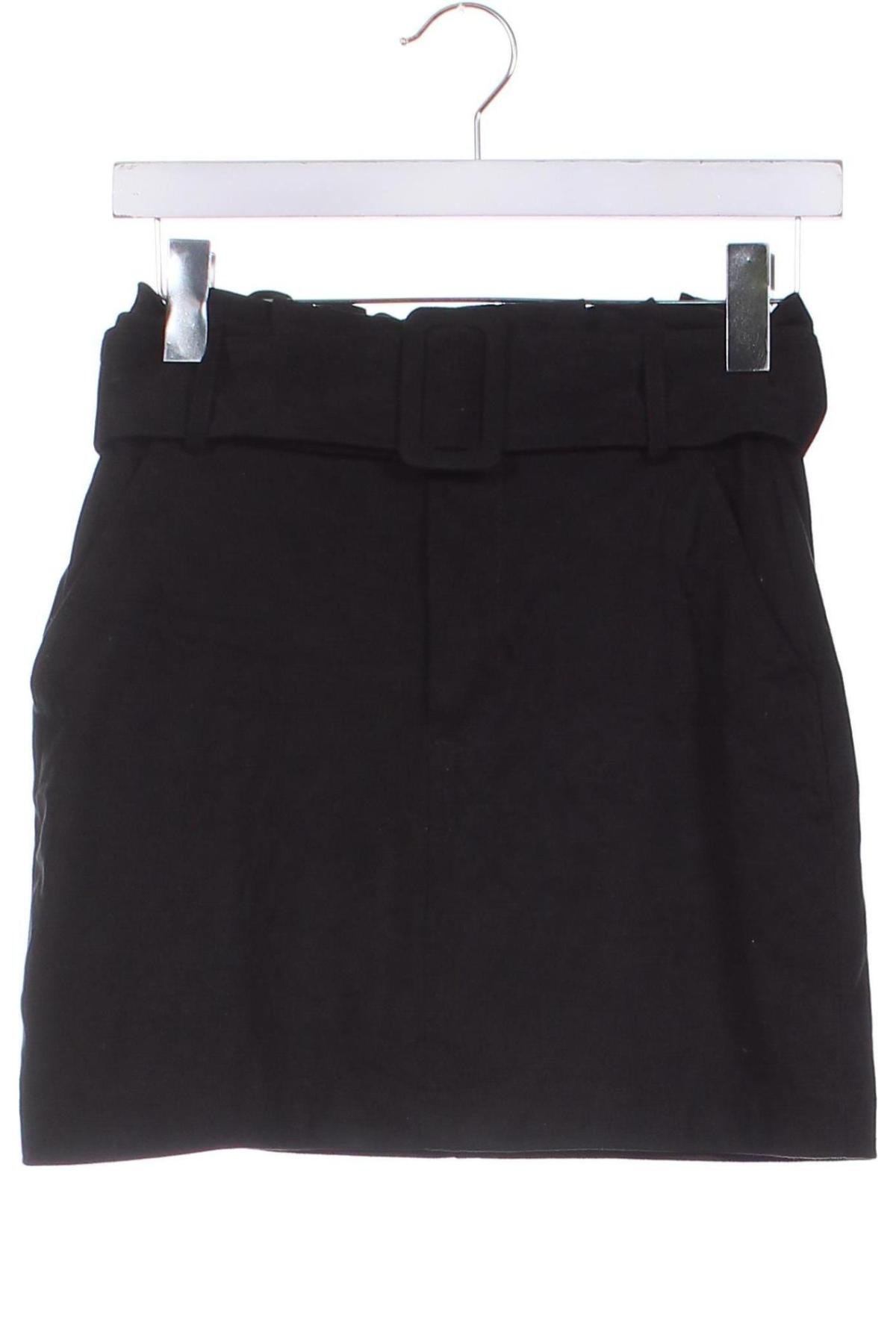 Fustă Zara Trafaluc, Mărime XS, Culoare Negru, Preț 54,99 Lei