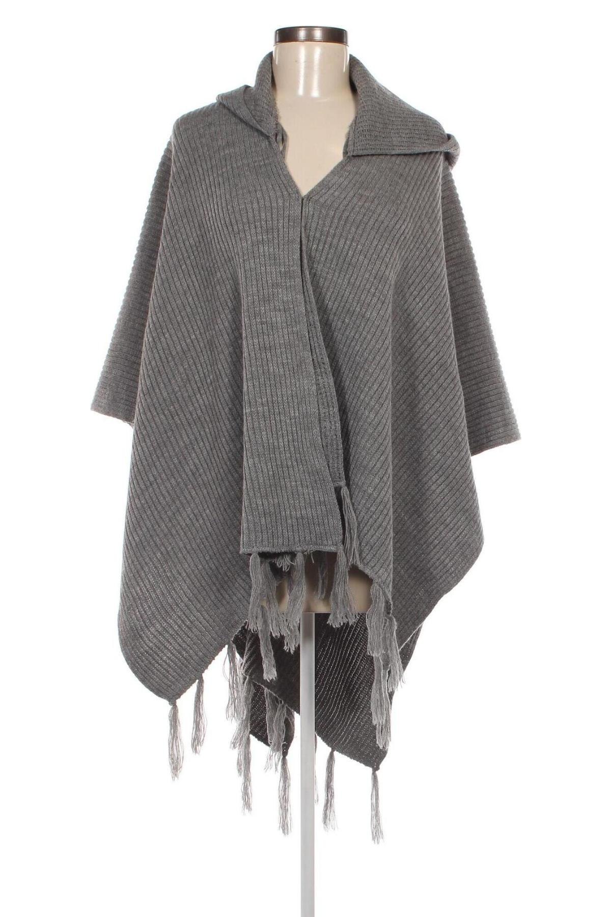 Poncho, Mărime M, Culoare Gri, Preț 49,99 Lei