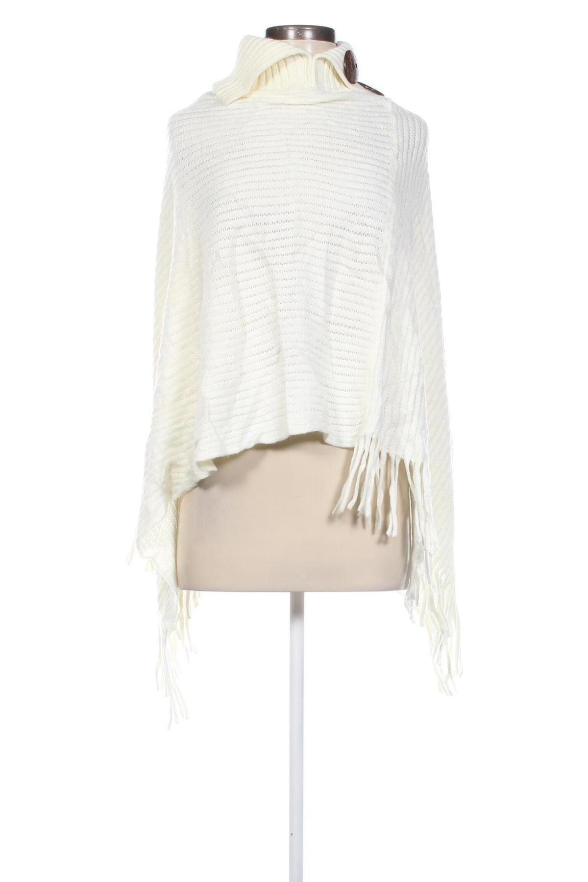 Poncho, Mărime M, Culoare Ecru, Preț 57,99 Lei