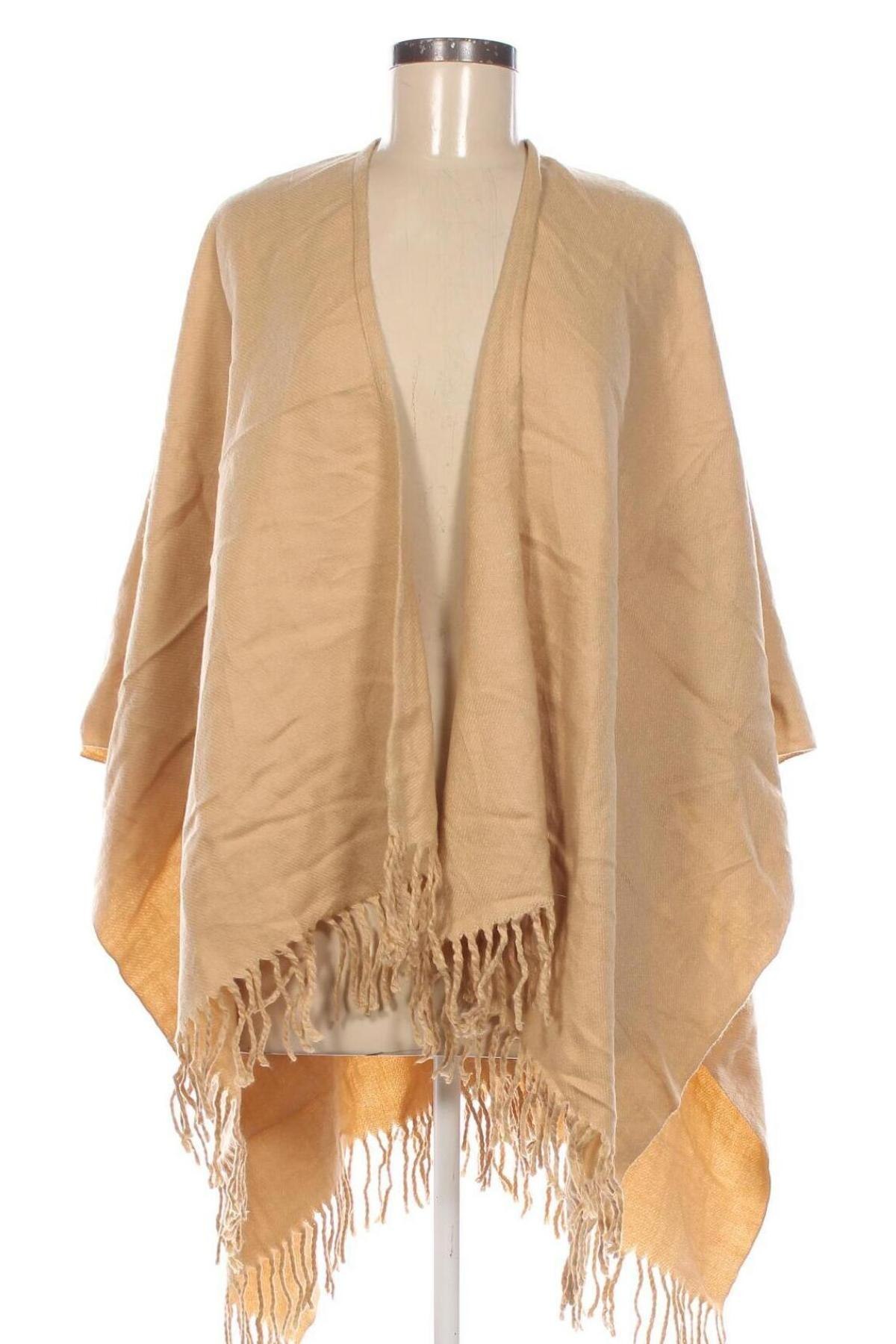 Poncho, Größe M, Farbe Beige, Preis € 20,49