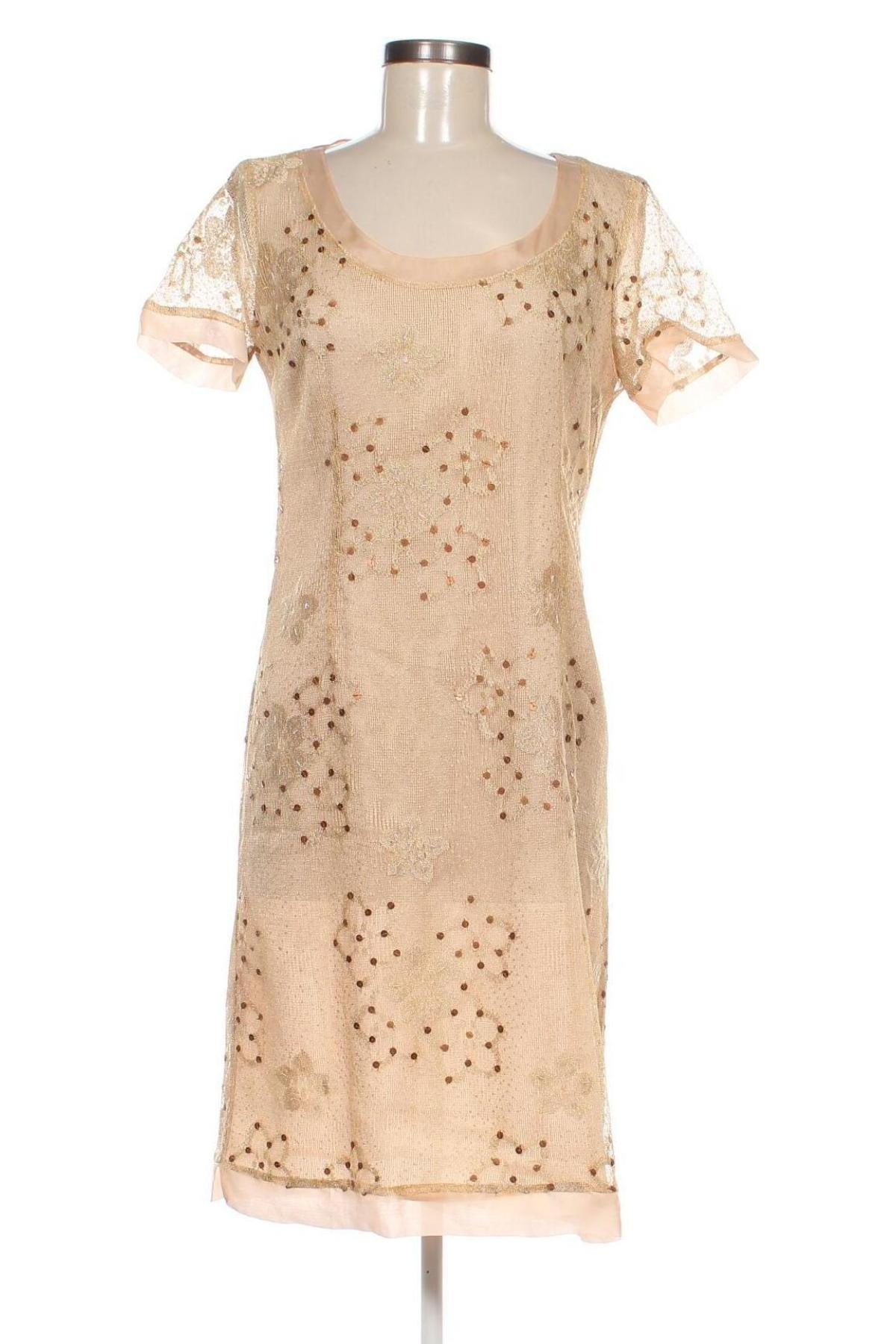 Kleid, Größe M, Farbe Beige, Preis 20,99 €