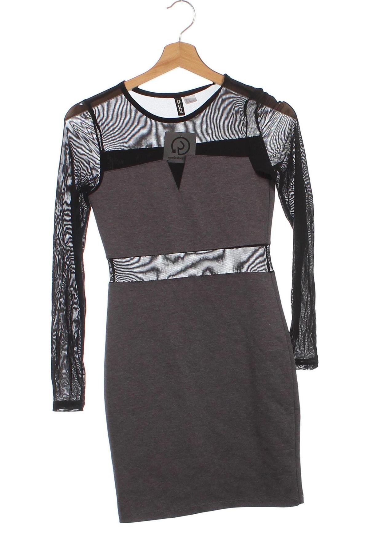 Kleid H&M Divided, Größe XXS, Farbe Grau, Preis € 10,49