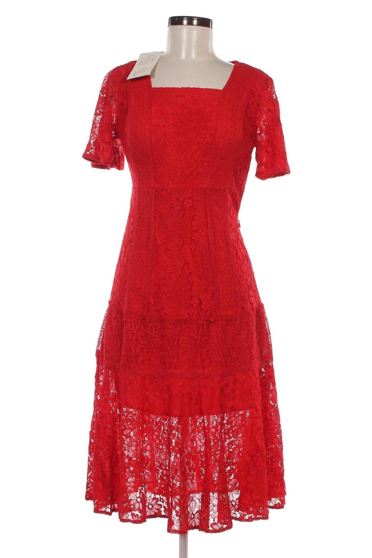 Kleid Vero Moda, Größe S, Farbe Rot, Preis € 30,43