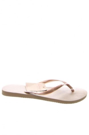 Чехли Havaianas, Размер 37, Цвят Златист, Цена 37,99 лв.