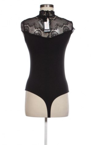 Damska bluzka-body Pieces, Rozmiar M, Kolor Czarny, Cena 123,99 zł