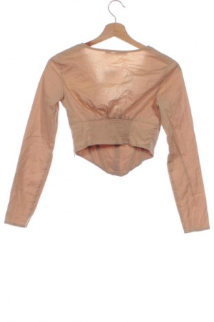 Bluzka damska Bershka, Rozmiar XS, Kolor Beżowy, Cena 34,99 zł