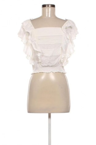 Damen Shirt Bershka, Größe S, Farbe Weiß, Preis € 10,99