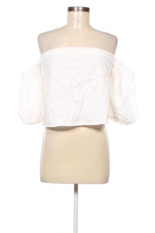 Bluzka damska Bershka, Rozmiar XS, Kolor Biały, Cena 16,99 zł