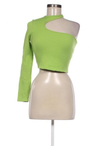 Дамска блуза Bershka, Размер M, Цвят Зелен, Цена 25,00 лв.