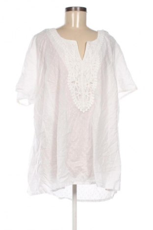 Bluzka damska Bpc Bonprix Collection, Rozmiar 4XL, Kolor Biały, Cena 44,94 zł